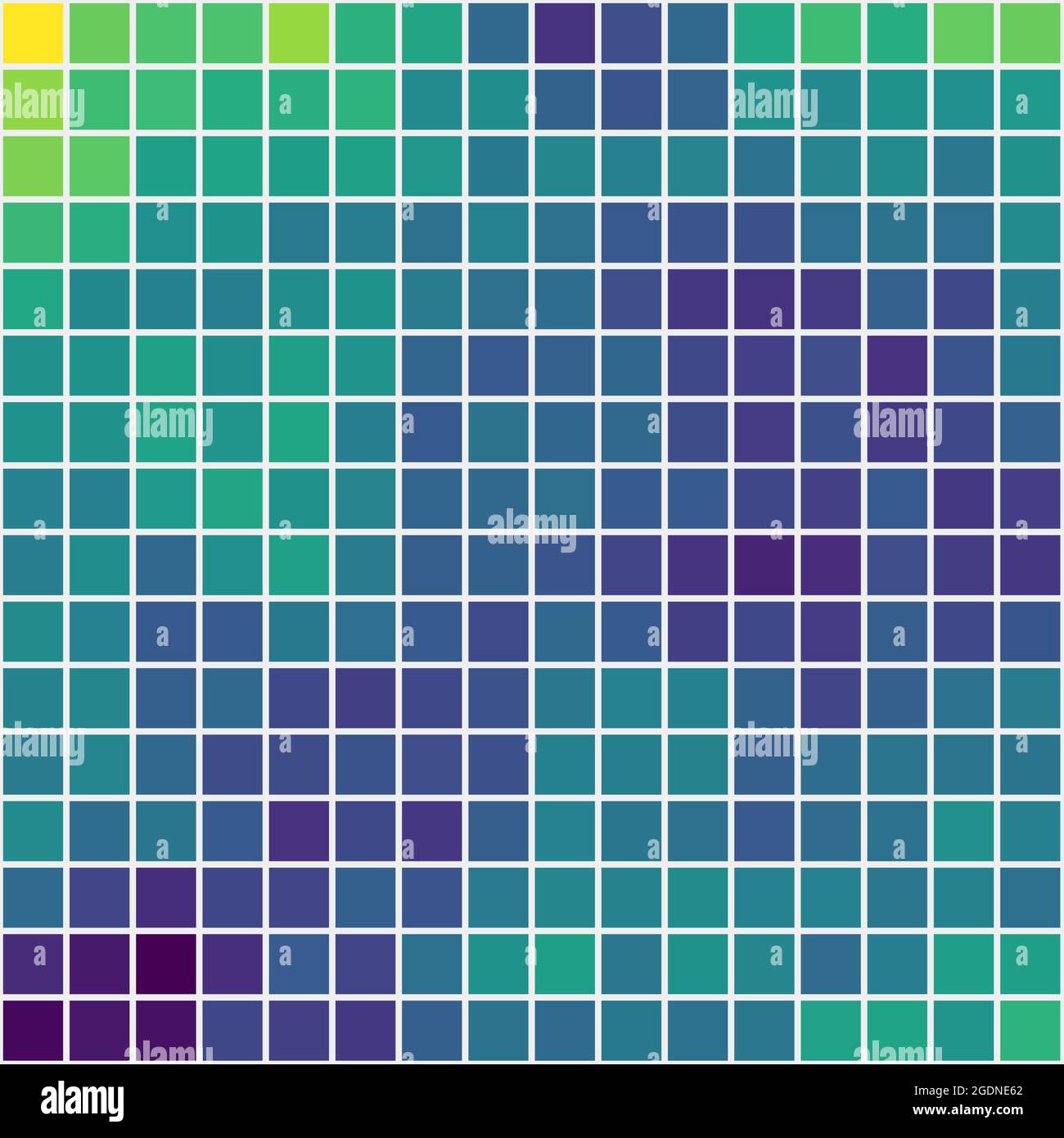 Abstract Geometrical color pixel generative art illustration Stock ...