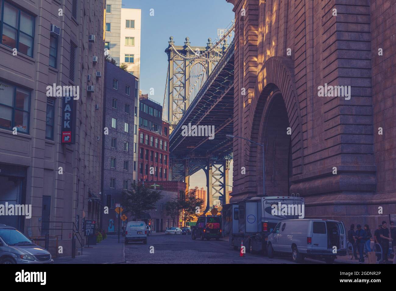 Streets of Dumbo New York Stock Photo