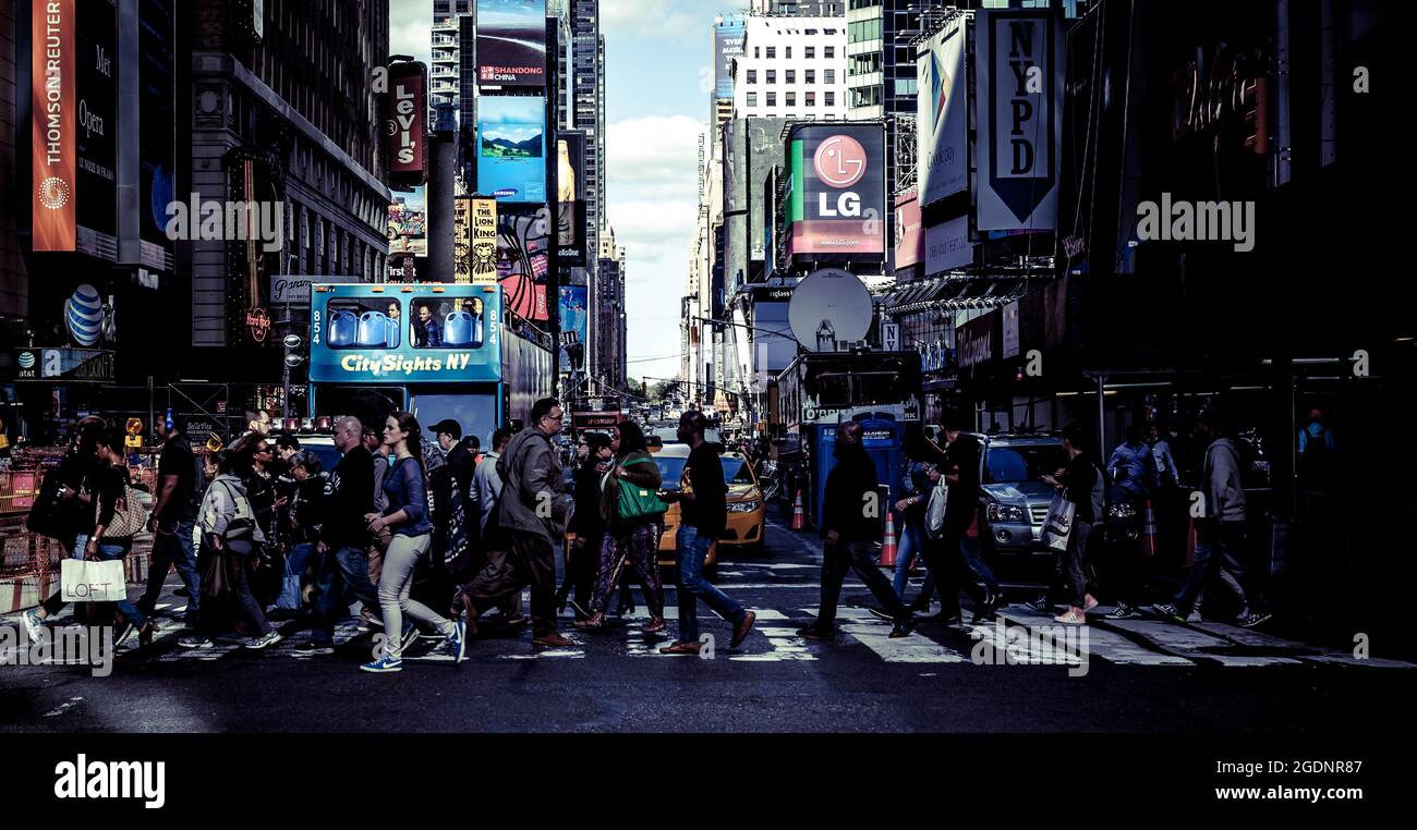 Streets of Dumbo New York Stock Photo