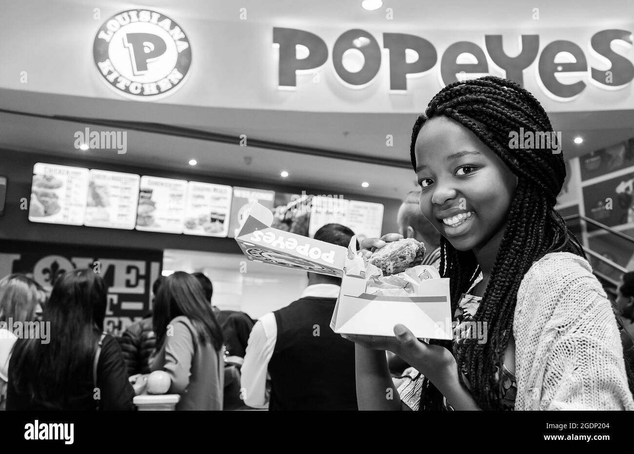 JOHANNESBURG, SOUTH AFRICA Jan 06, 2021 A view of customers at a