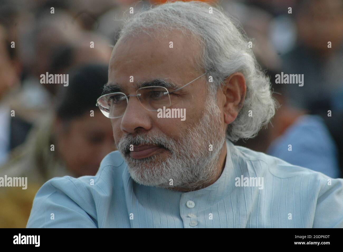 Gujarat Chief Minister Narendra Modi during a massive drill by RSS Cadres  in New Delhi, India. Photo by Sondeep Shankar Stock Photo - Alamy