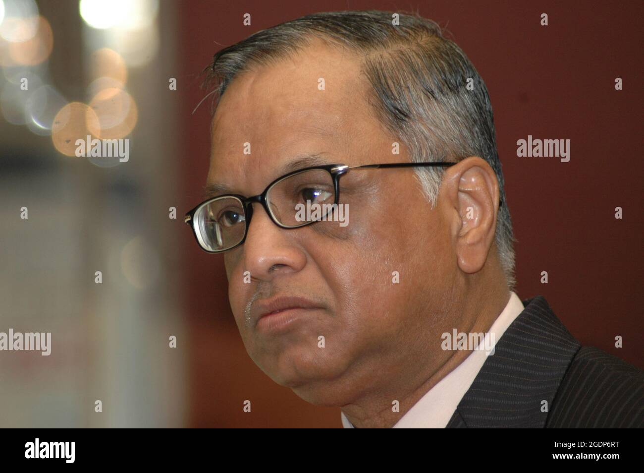 N.R. Narayana Murthy is an Indian billionaire businessman and is the founder of Infosys. He has been the chairman, chief executive officer, president, Stock Photo