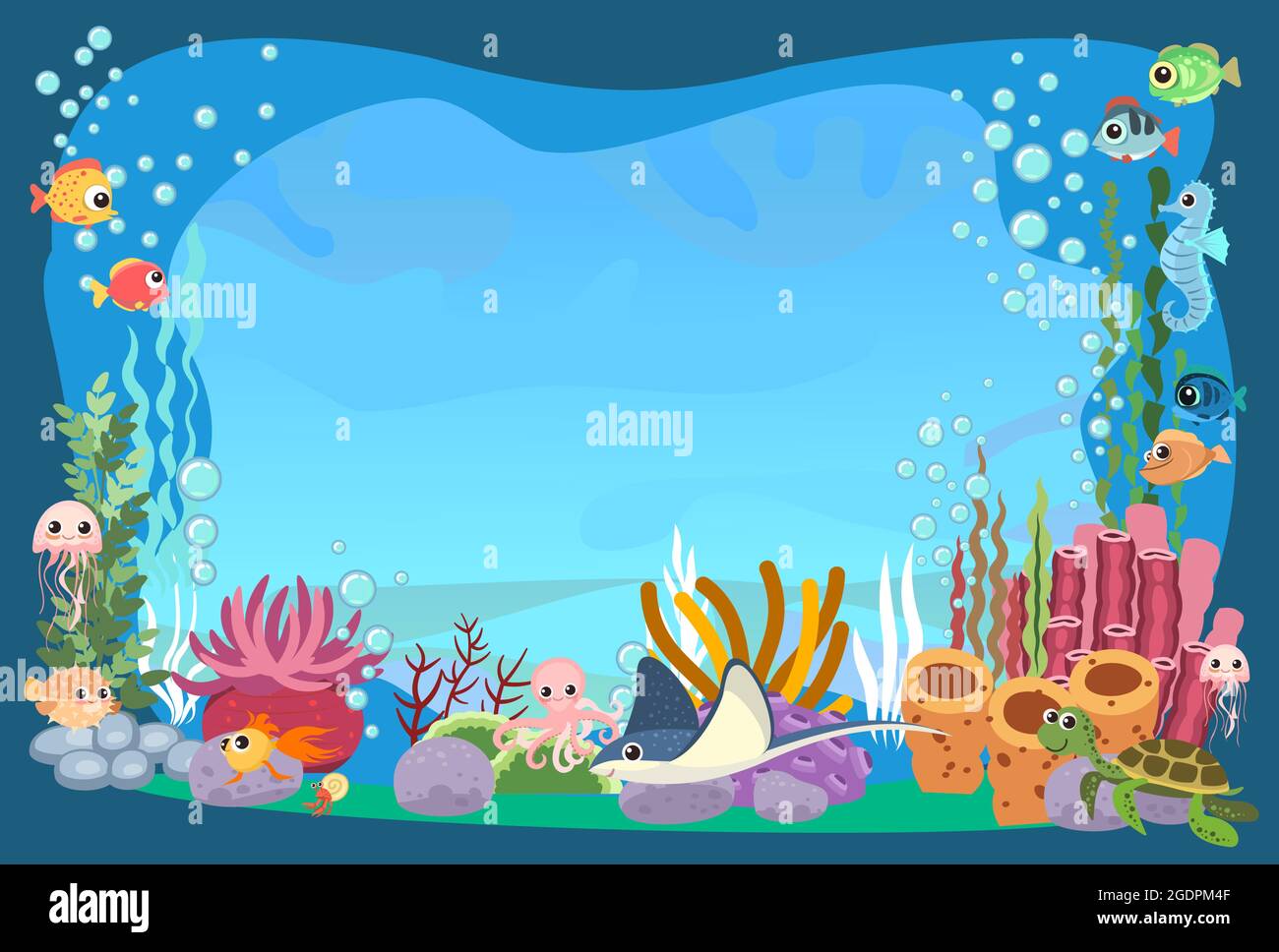 Underwater Cartoon Hi Res Stock Photography And Images Alamy