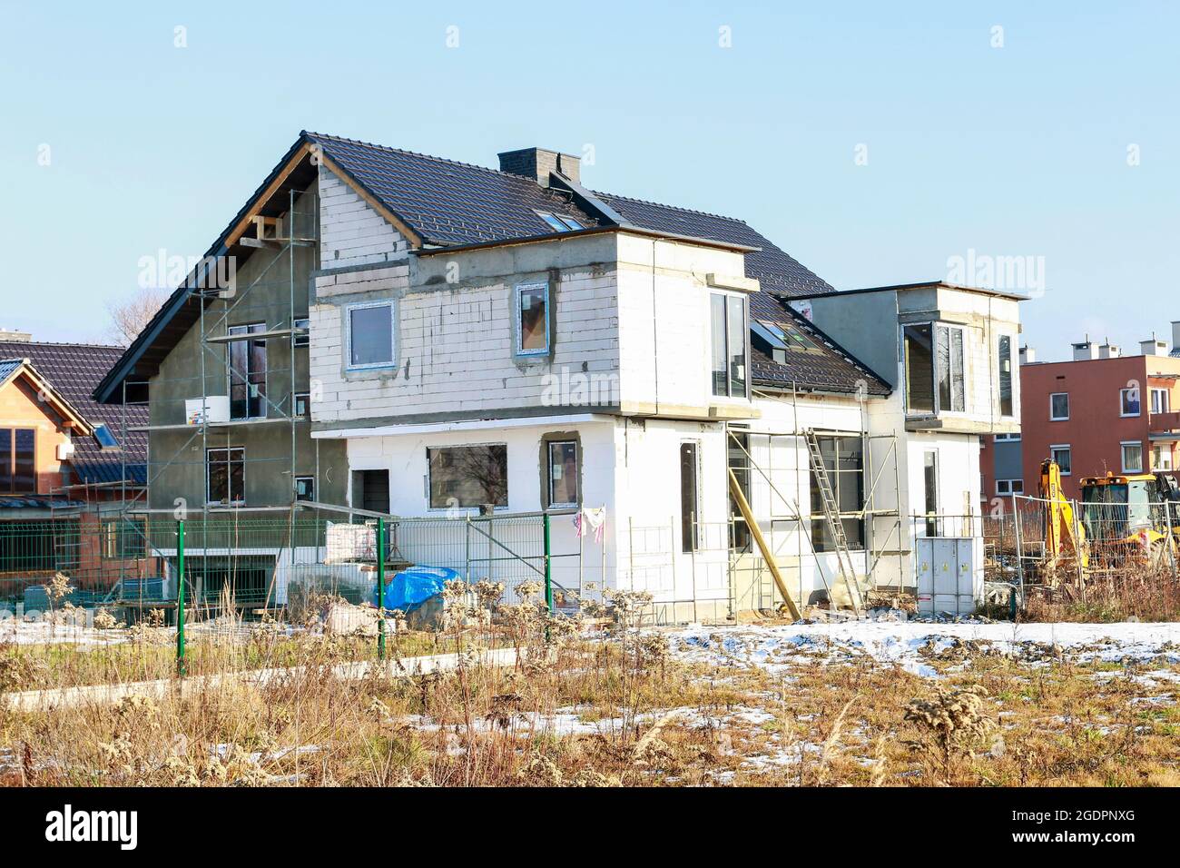 New apartment buildings in Krakow, Poland Stock Photo Alamy