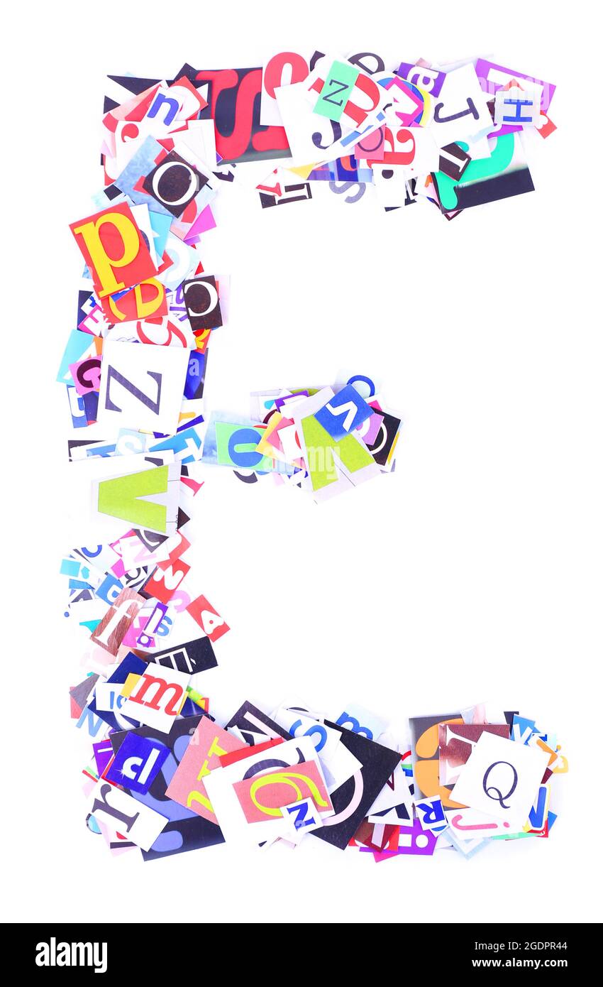 Text Letter E News Newspaper High Resolution Stock Photography And Images Alamy