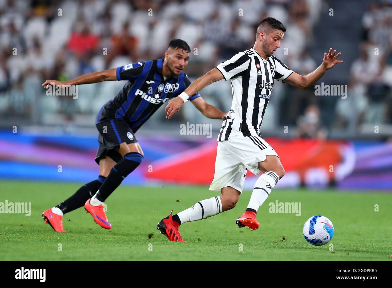 Torino Italy 14th Aug 2021 Rodrigo Bentancur Of Juventus Fc Controls The Ball During The Pre Season Friendly Match Between Juventus Fc And Atalanta Bc At Allianz Stadium On August 14 2021 In