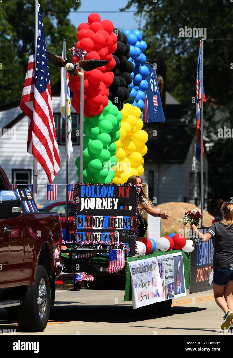 Waterford, Wisconsin, USA. 14th Aug, 2021. Tokyo 2020 Olympic Bronze