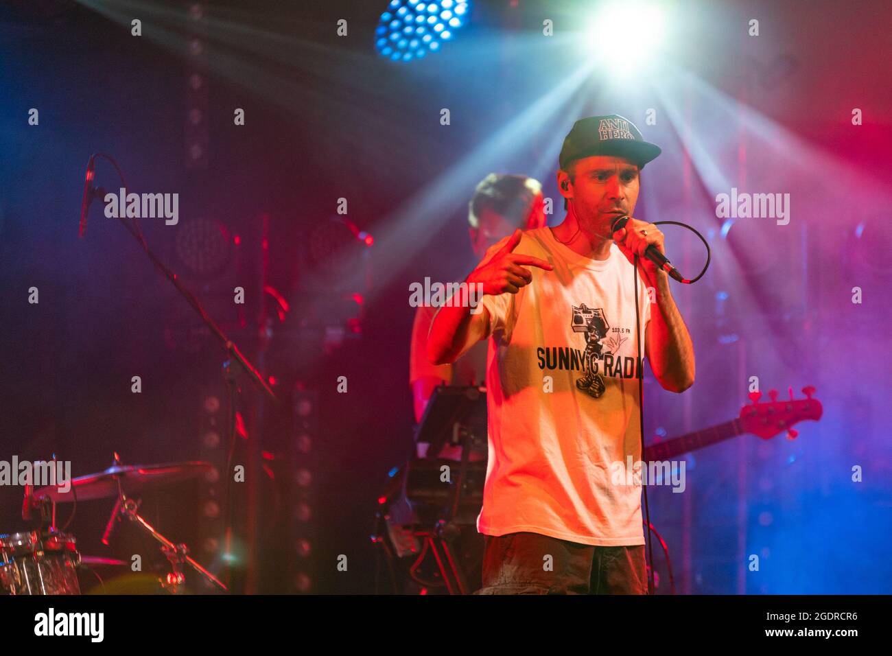 Scottish Rapper Springburn Edinburgh, Scotland. Sat 14 August 2021. Scottish hip hop band Stanley ...