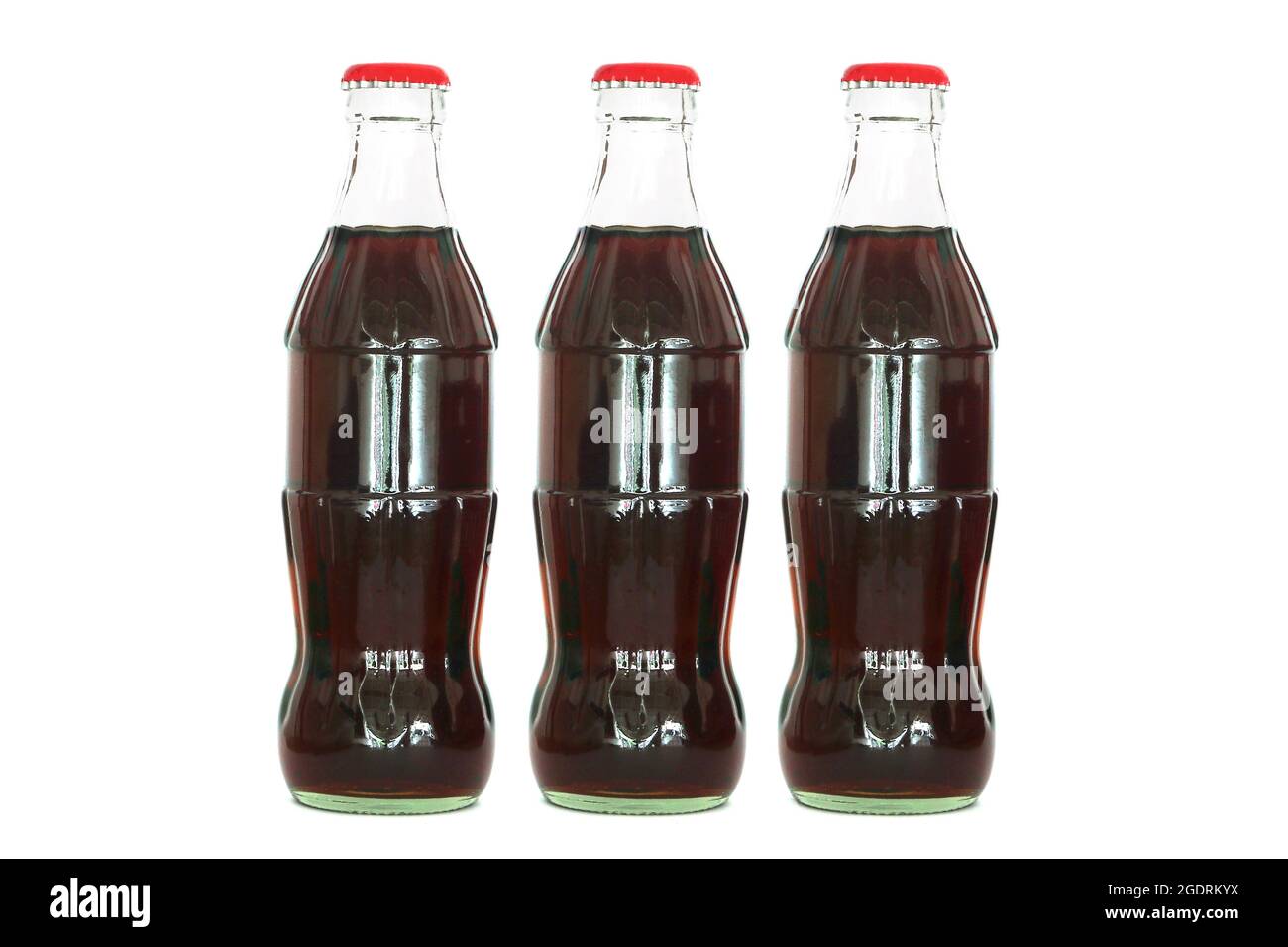 Cola bottle drink isolate on white background Stock Photo