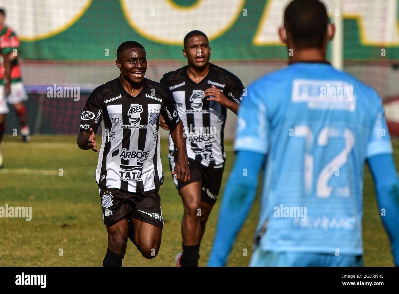 Sao Paulo, Sao Paulo, Brasil. 14th Aug, 2021. (SPO) Brazilian Soccer Championship 4th Division: Portuguese and Inter de Limeira. August 14, 2021, Sao Paulo, Brazil: Soccer match between Portuguesa and Inter de Limeira, valid for 11th round of first phase of Brazilian Soccer Championship 4th Division, held at Caninde stadium, in Sao Paulo, on Saturday (14). Inter de Limeira won 1-0. (Credit Image: © Ronaldo Barreto/TheNEWS2 via ZUMA Press Wire) Stock Photo