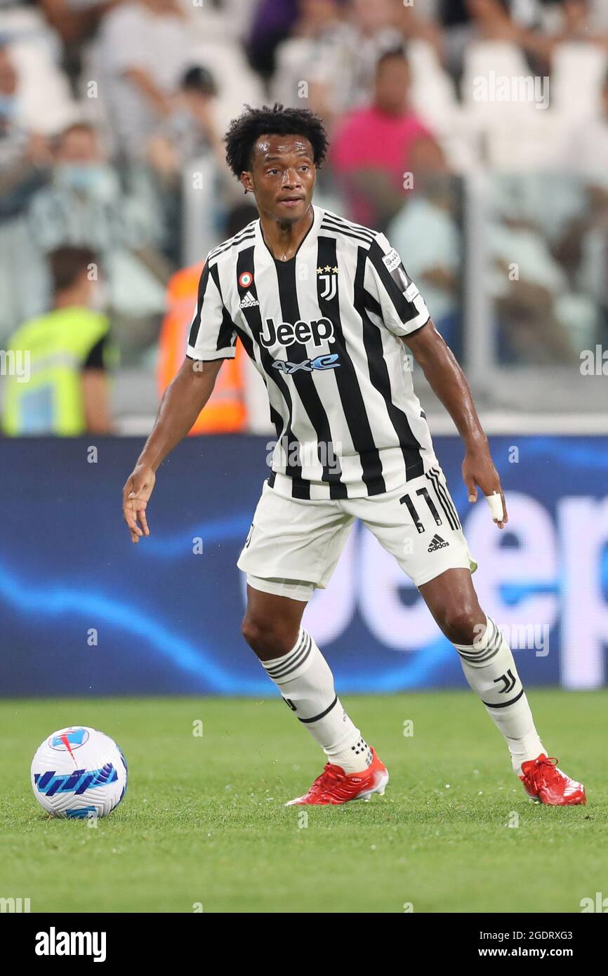 Turin, Italy, 14th August 2021. Juan Cuadrado of Juventus during the Pre Season Friendly match at Allianz Stadium, Turin. Picture credit should read: Jonathan Moscrop / Sportimage Stock Photo