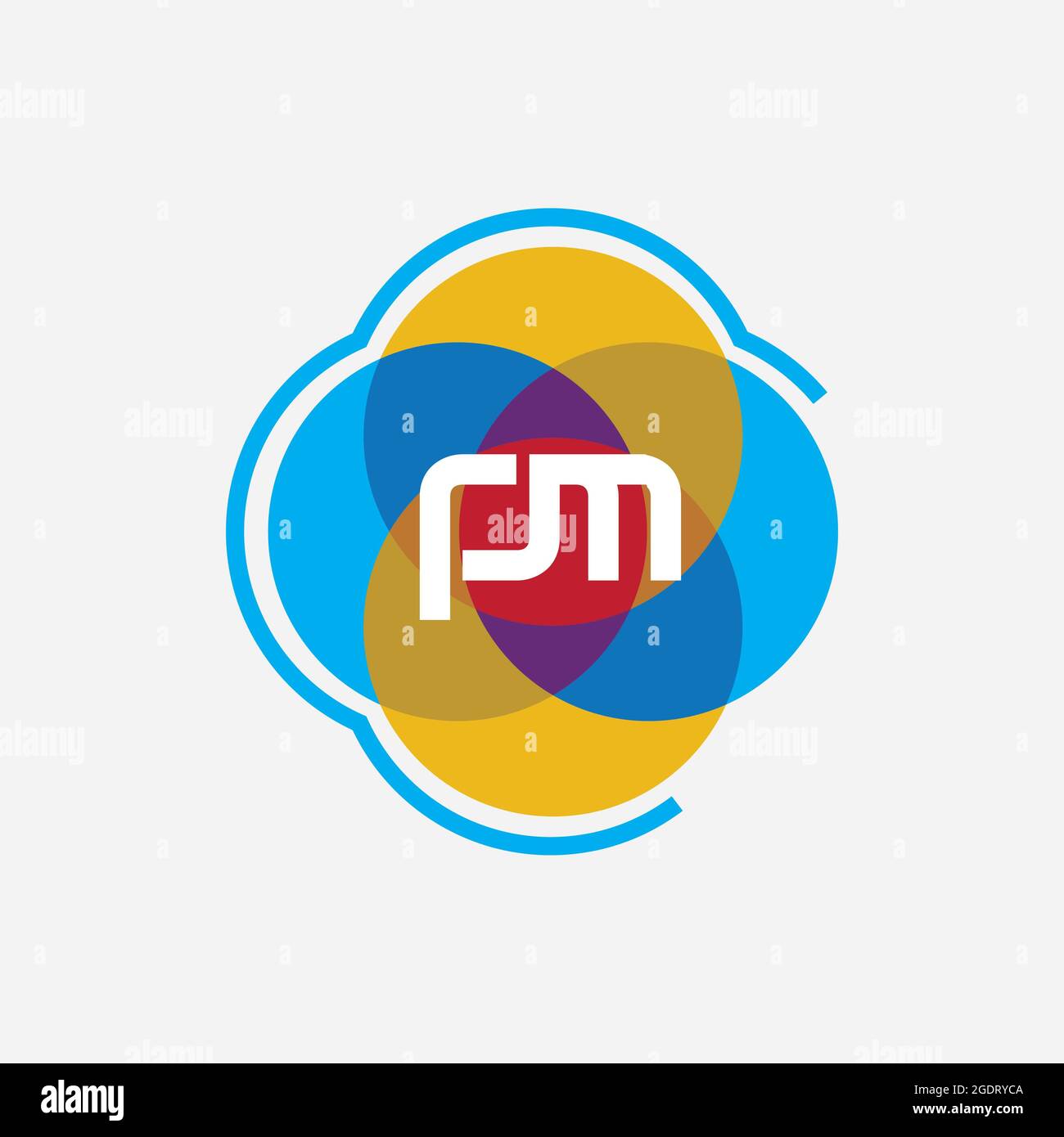 Initial PM Letter Logo With Creative Modern Business Typography Vector ...