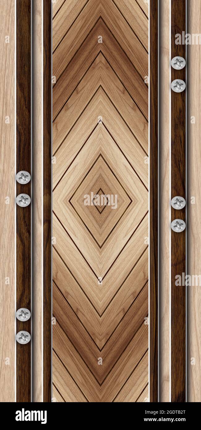 3D laminated door design and background wallpaper Stock Photo - Alamy