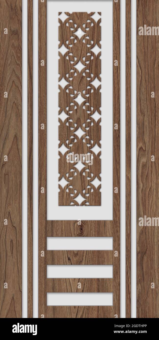 3D Door design background, Laminate Wooden High quality rendering ...