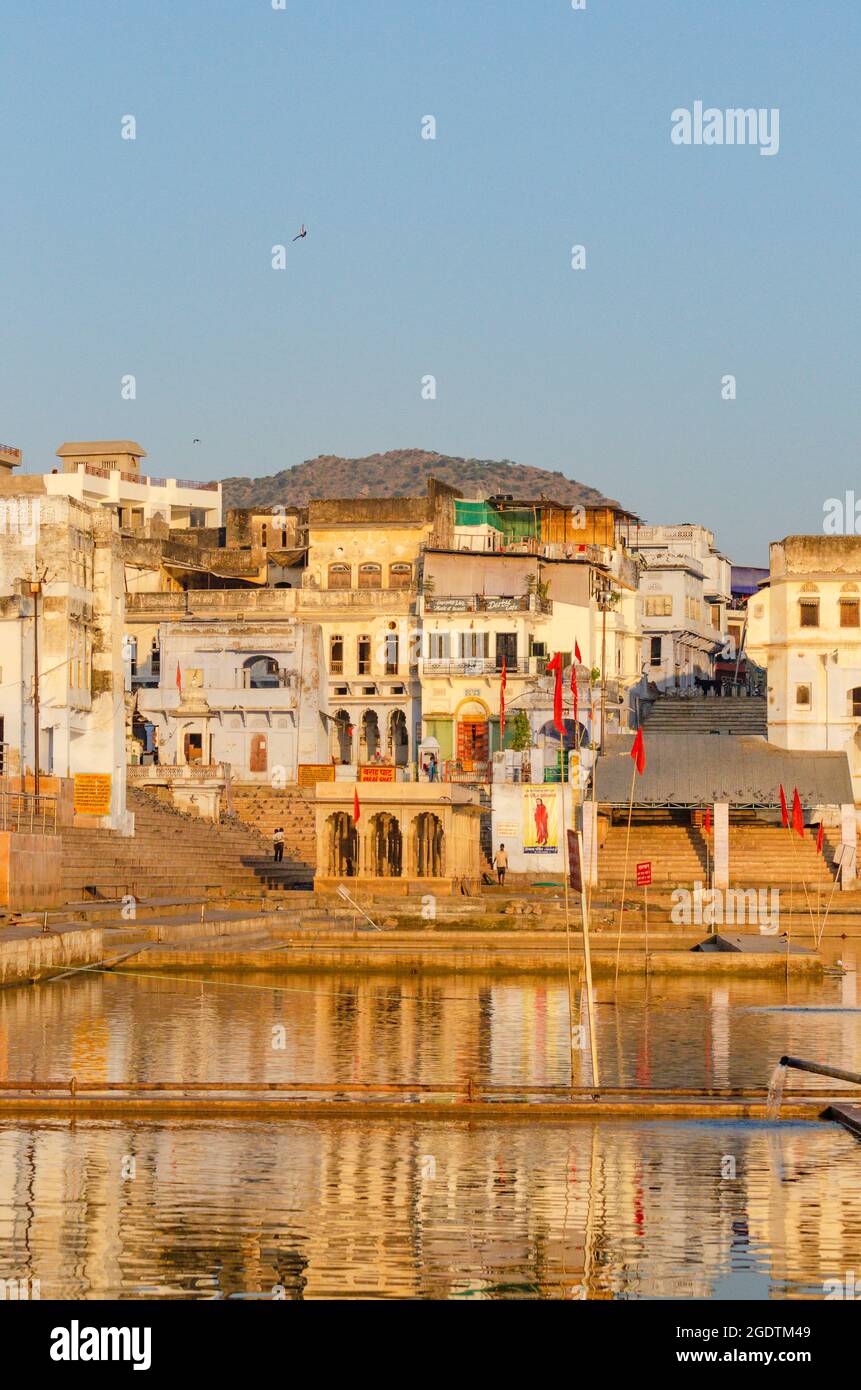 The Holy City of Pushkar India Stock Photo