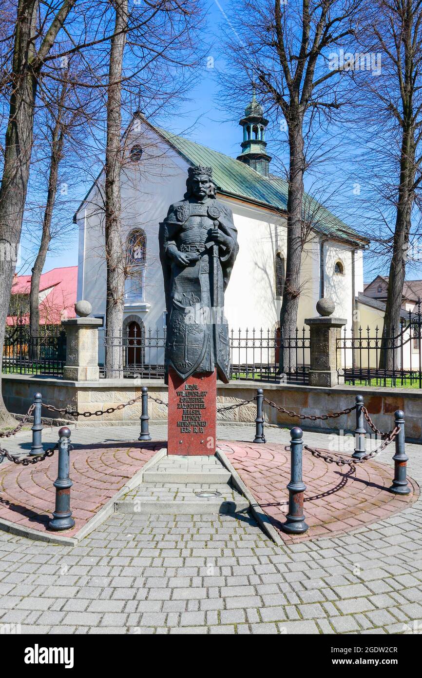 Statue of polish king Casimir III the Great in Lipnica Murowana, Poland Stock Photo Alamy