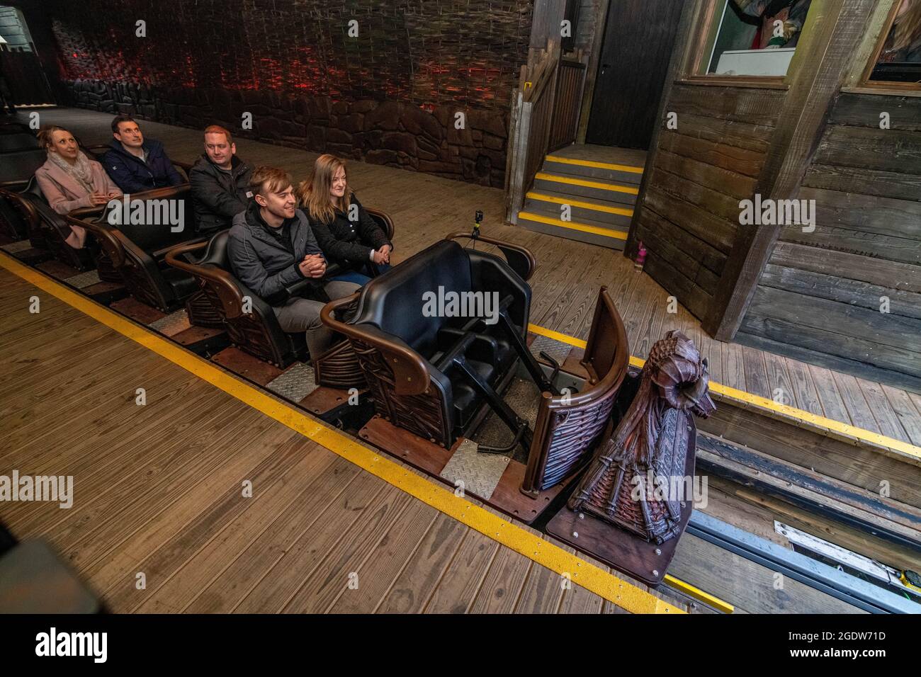 The Wicker Man Wickerman Alton Towers Media Preview Event Stock Photo