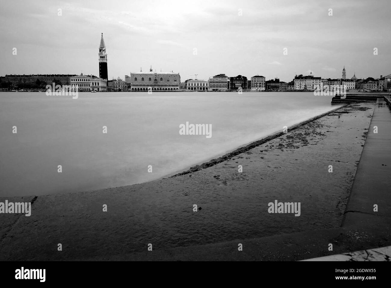 A view of a St. Mark's basin in Venice, Italy 19 August, 2015 Stock Photo
