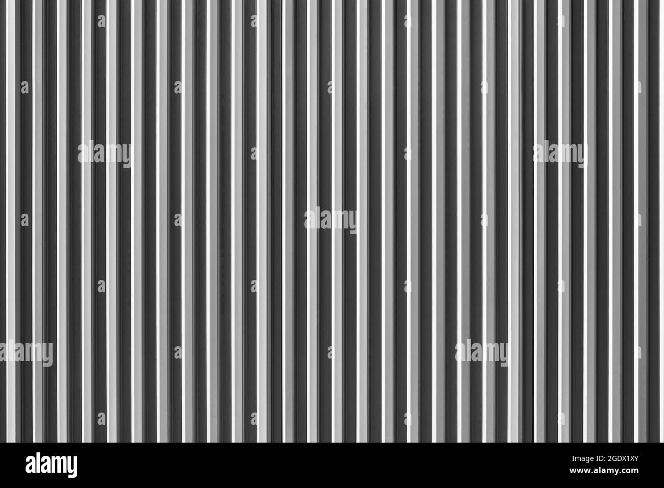 White and grey corrugated metal fence background Stock Photo - Alamy