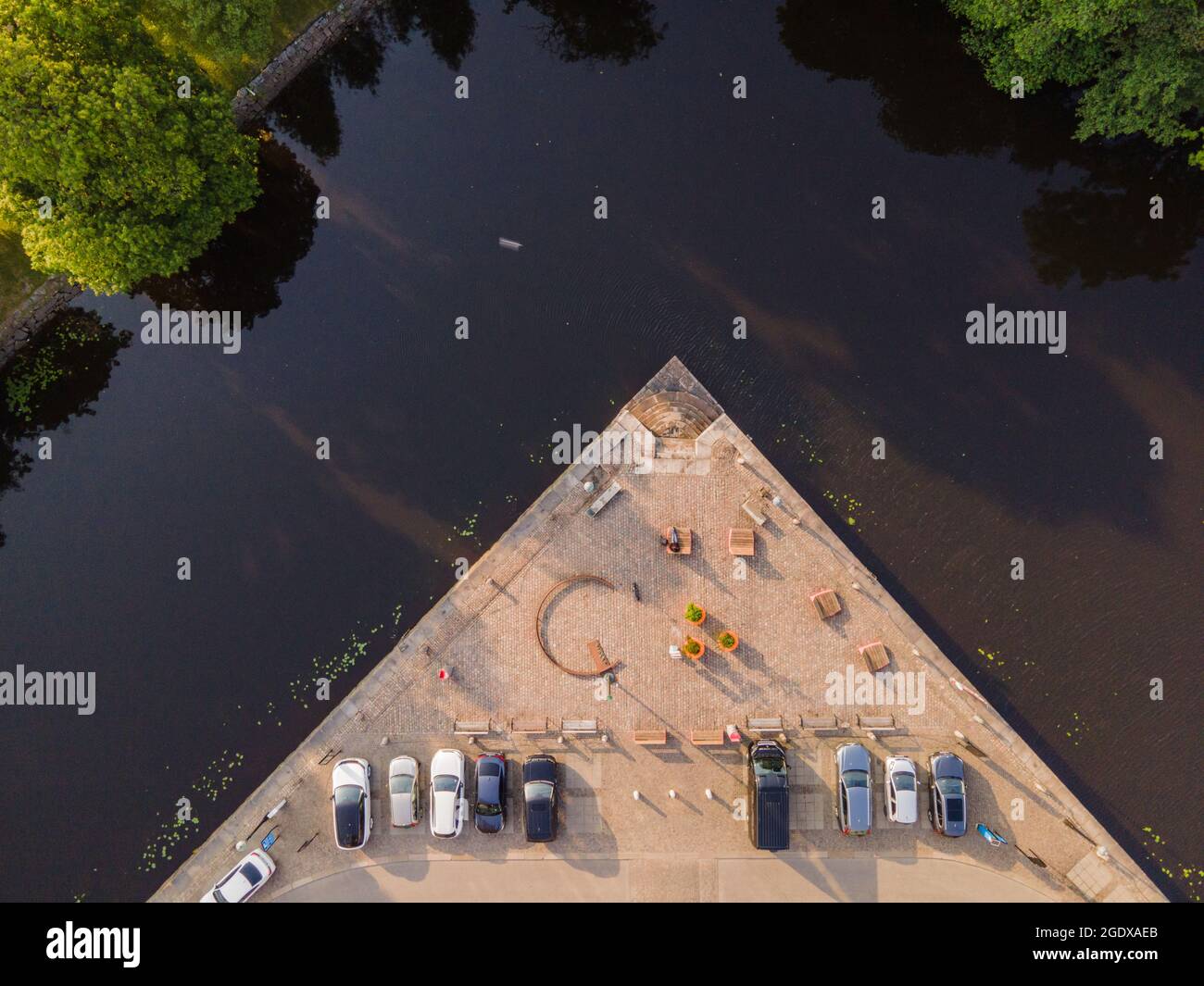 Aerial Views over the Swedish city of Gothenburg Stock Photo Alamy