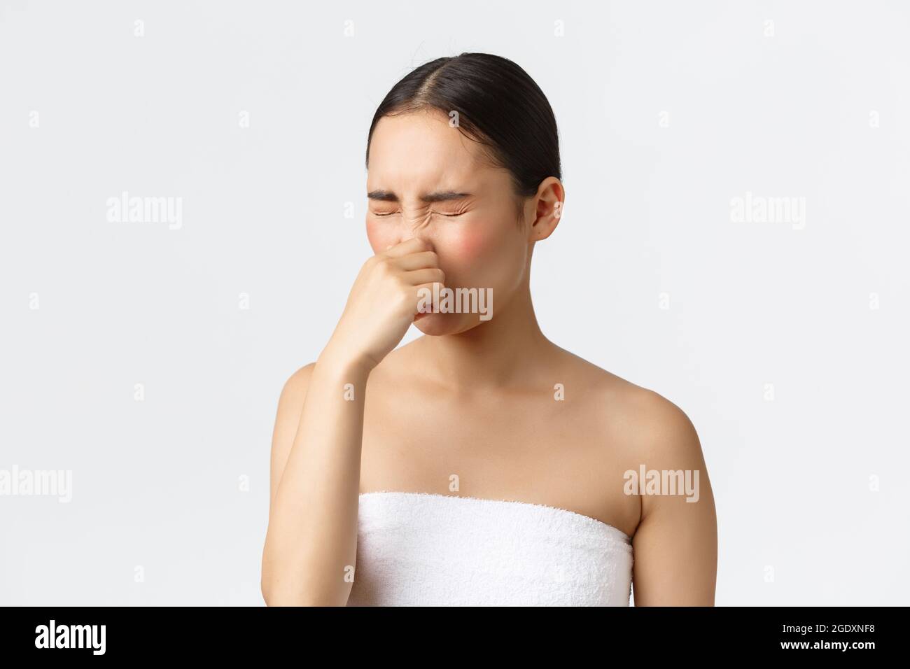 Beauty, cosmetology and spa salon concept. Closeup of young asian