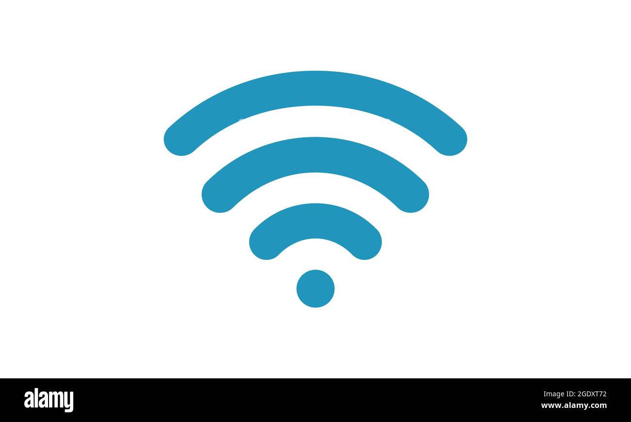 Vector wifi icon. Wireless internet access. Stock Vector