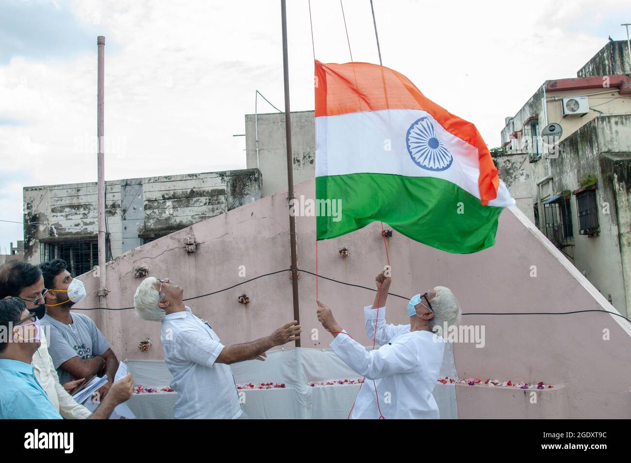 Independence Day Images Flag Hoisting