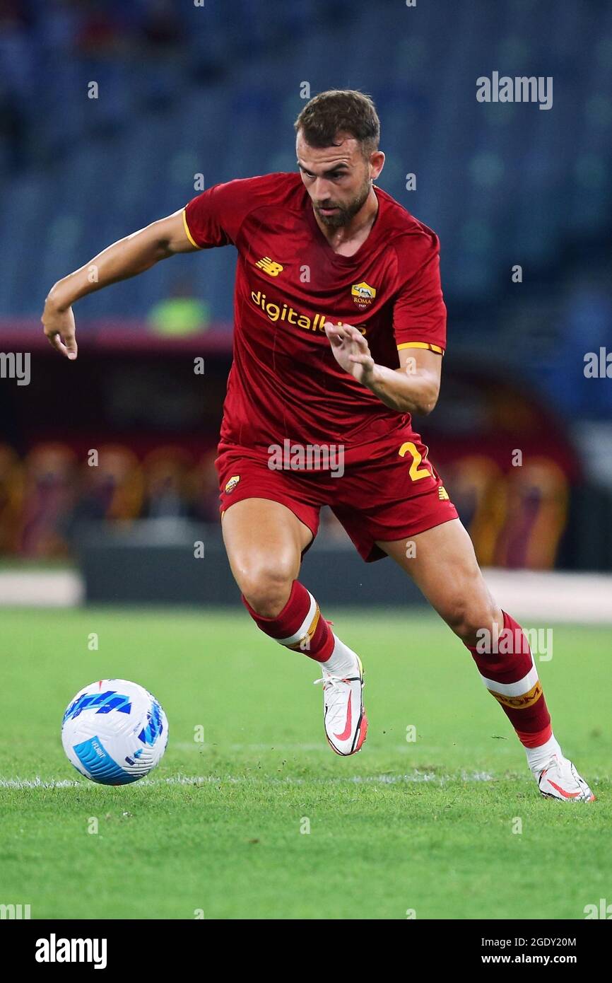 Borja Mayoral of Roma in action during the Pre-Season Friendly football  match between AS Roma