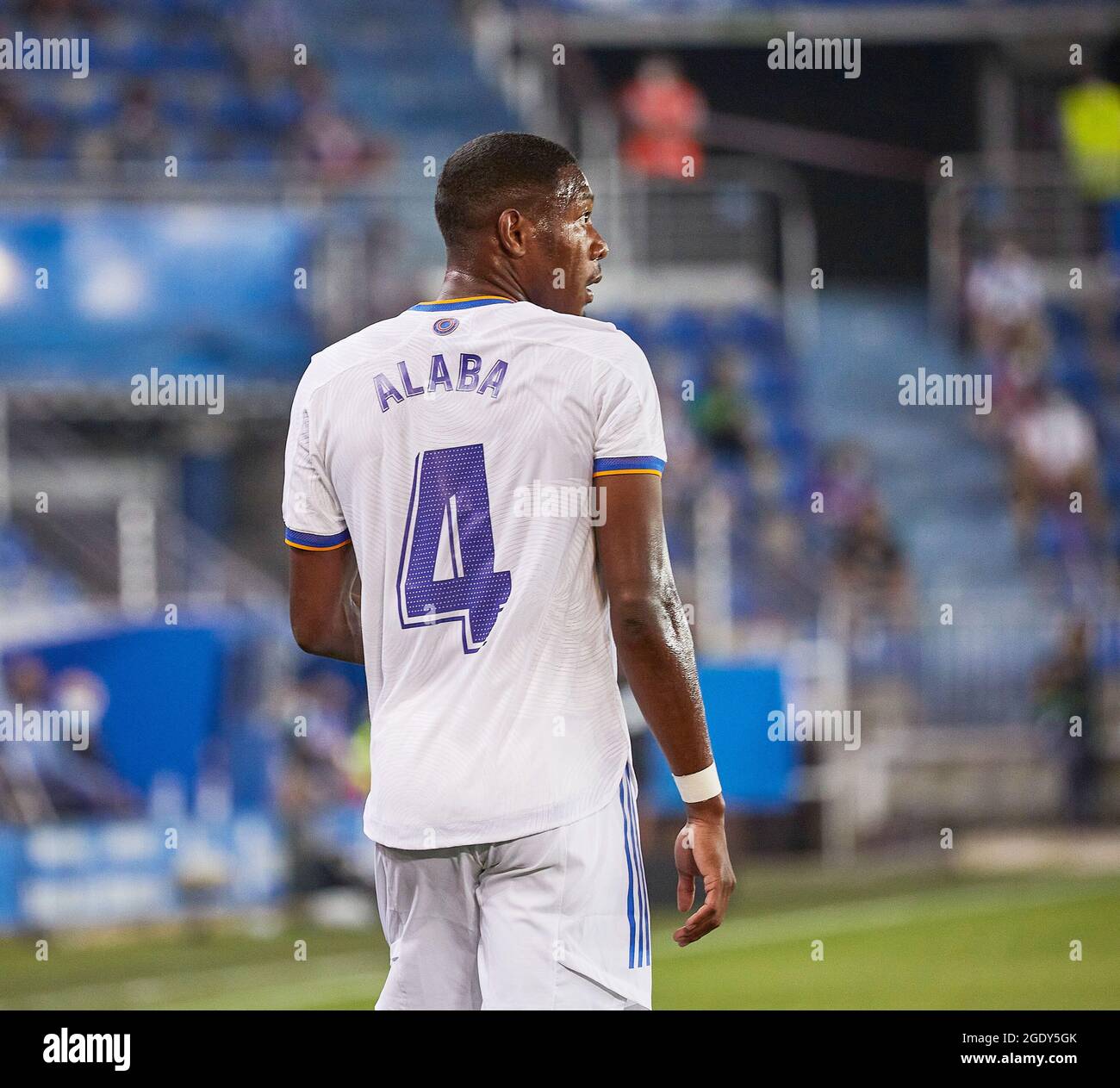 David Alaba of Real Madrid during the Spanish championship La Liga ...