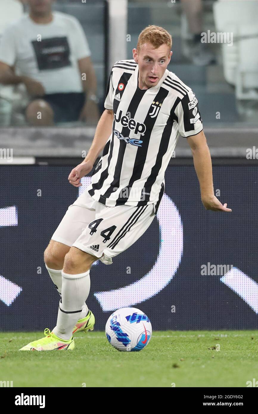 Turin, Italy, 14th August 2021. Dejan Kulusevski of Juventus during the Pre Season Friendly match at Allianz Stadium, Turin. Picture credit should read: Jonathan Moscrop / Sportimage Stock Photo