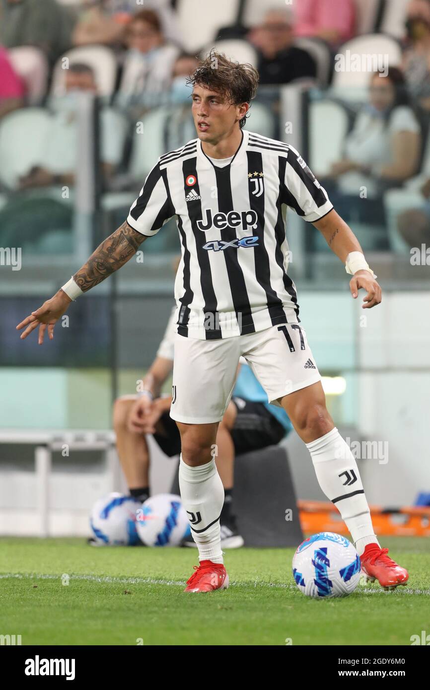 Turin, Italy, 14th August 2021. Luca Pellegrini of Juventus during the Pre Season Friendly match at Allianz Stadium, Turin. Picture credit should read: Jonathan Moscrop / Sportimage Stock Photo