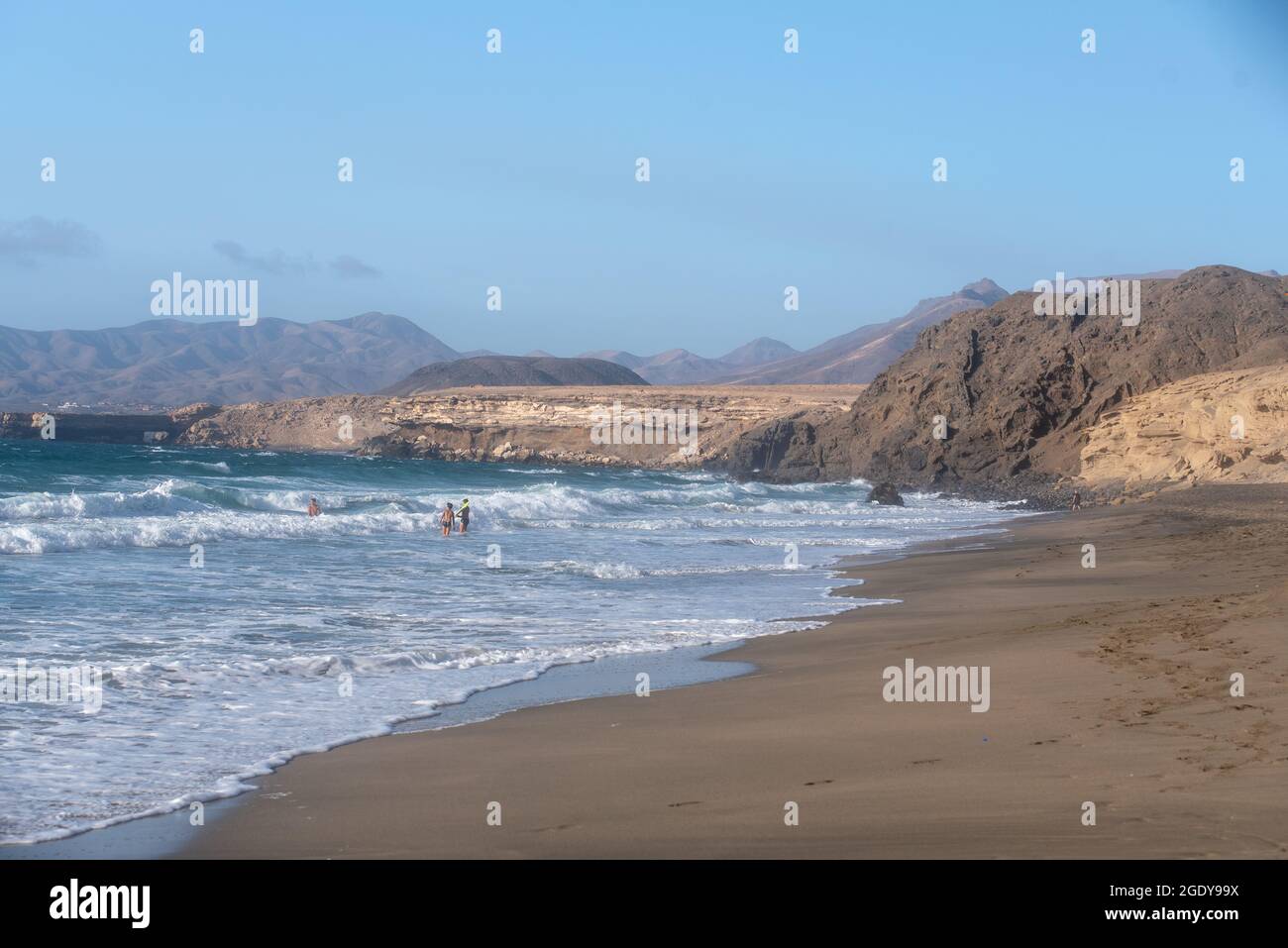 View of coast at Fuertaventura Stock Photo - Alamy