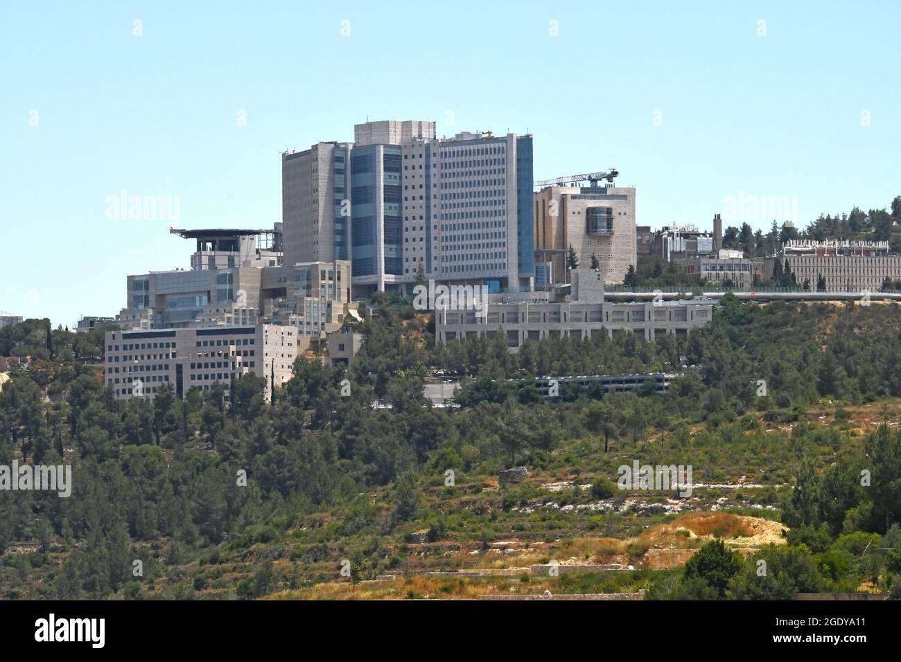 Hadassah Ein Kerem Hospital, Jerusalem, Israel Stock Photo