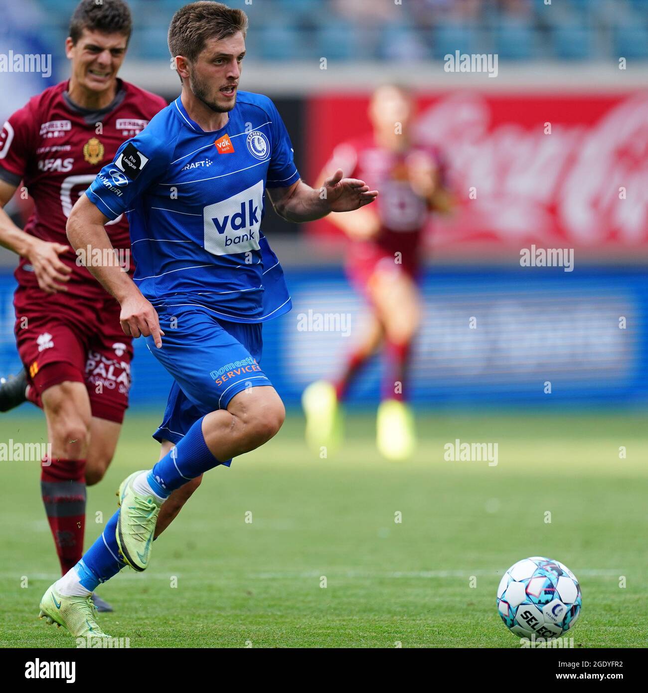 Gent Belgium August 15 Giorgi Chakvetadze Of Kaa Gent During The Jupiler Pro League Match Between Kaa Gent And Kv Mechelen At Ghelamco Arena On August 15 21 In Gent Belgium
