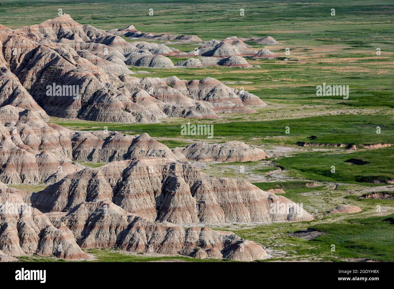 SD004498-00....SOUTH DAKOTA - View from Homestead Overlook in  Badlands National Park. Stock Photo