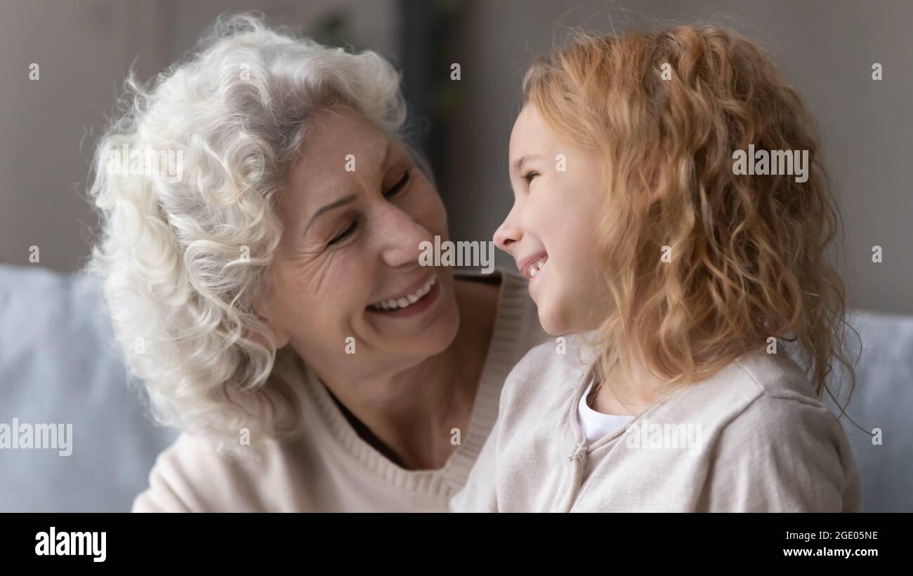Grandmother and family candid hi-res stock photography and images - Alamy