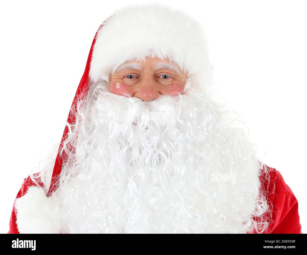 Santa Claus isolated on white background Stock Photo - Alamy