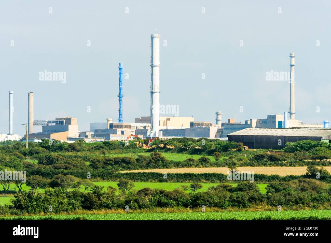 La Hague Nuclear waste reprocessing plant, BeaumontHague, Manche department, Cotentin, Normandy