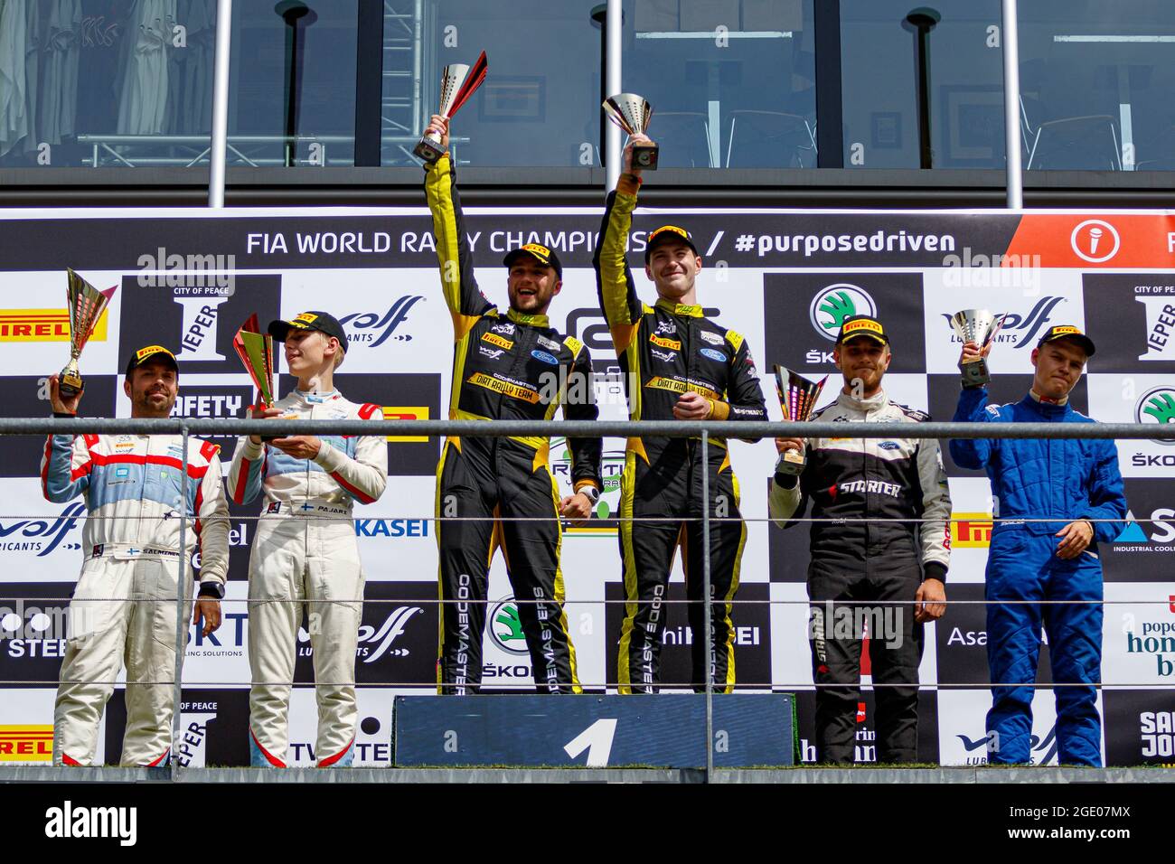 during the 2021 Ypres Rally Belgium, 8th round of the 2021 FIA WRC, FIA ...