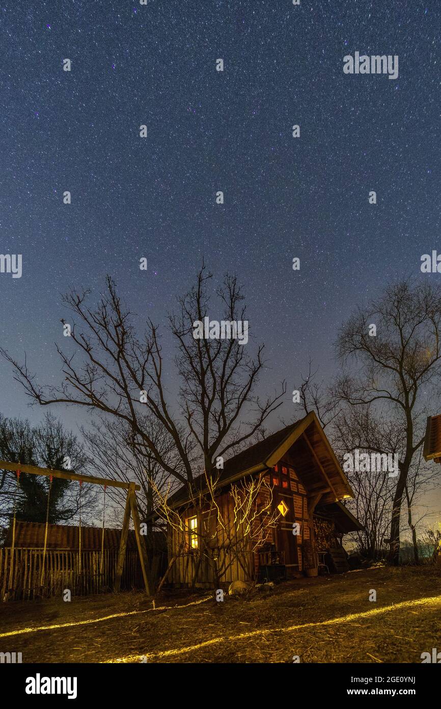 Starry sky winter germany hi-res stock photography and images - Alamy