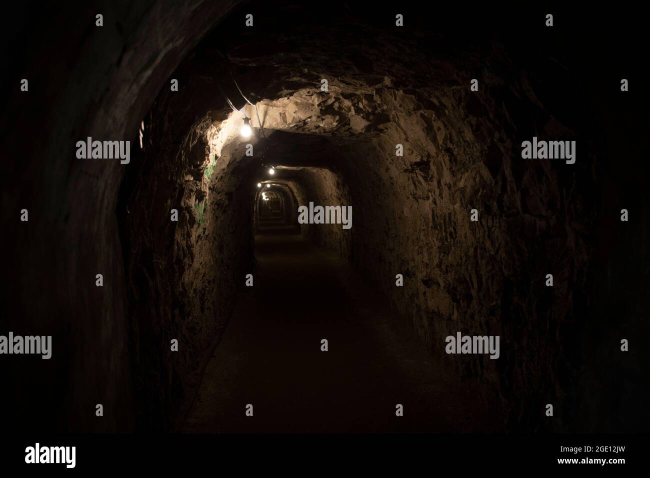 Inside the Ramsgate tunnels Marina Esplanade, Ramsgate Kent, England UK