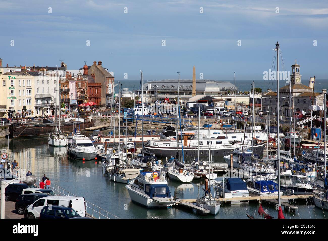 Royal Harbour of Ramsgate and Royal Harbour Marina, East Kent, England UK Stock Photo