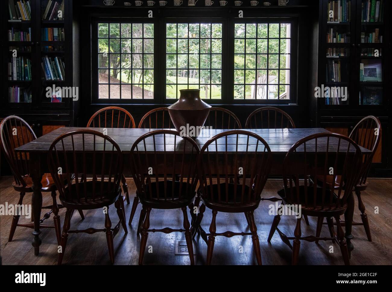 Henriette Granville Suhr Library at the Berkshire Botanical Garden in Stockbridge Ma, USA Stock Photo