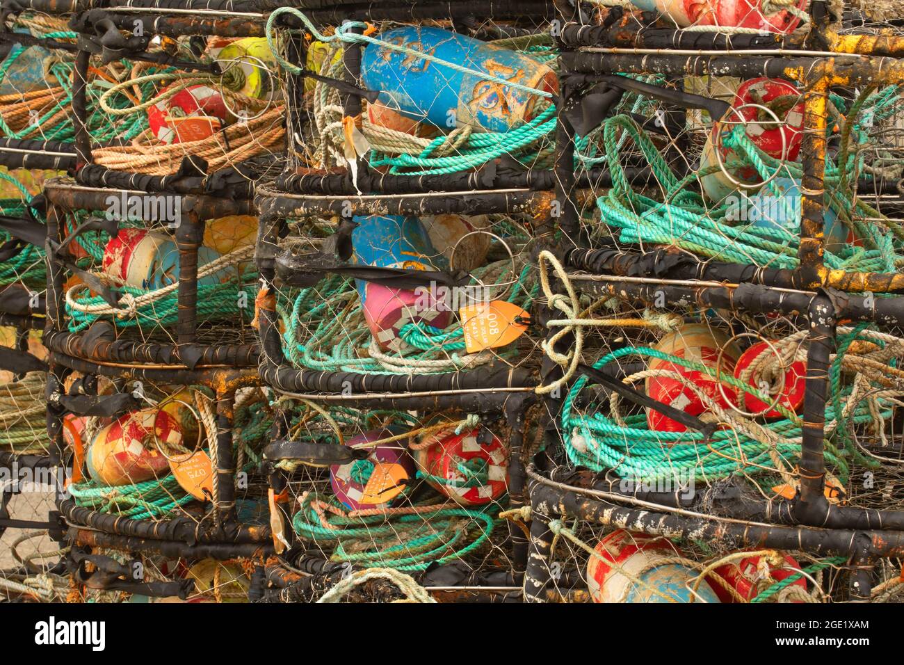 Crab pots, Port Orford, Oregon Stock Photo Alamy