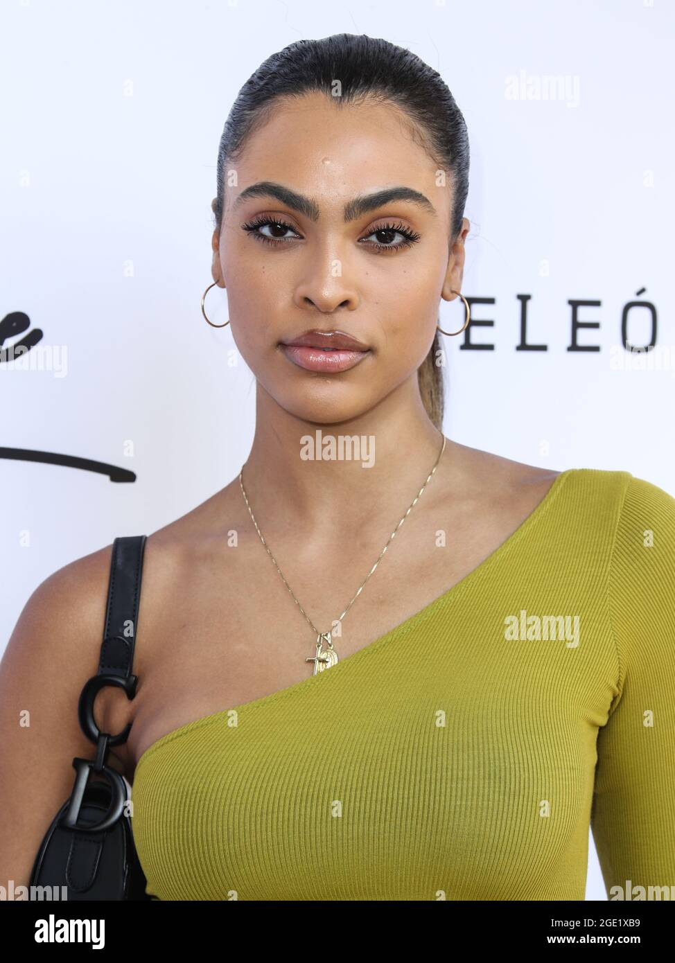 LOS ANGELES, CALIFORNIA, USA AUGUST 15 Alexis Marie arrives at the