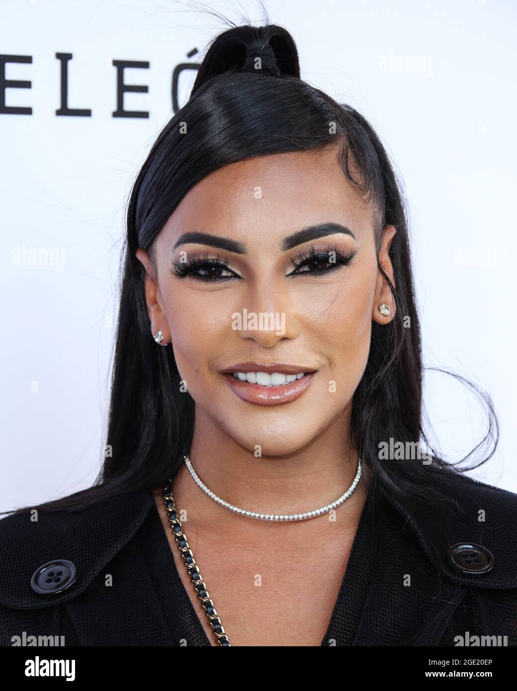 LOS ANGELES, CALIFORNIA, USA - AUGUST 15: Delicia Cordon arrives at the