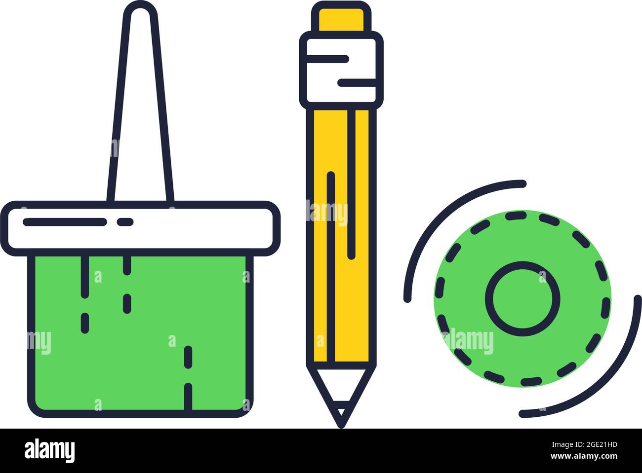 Digital tech integration flat vector concept icon Stock Vector Image ...
