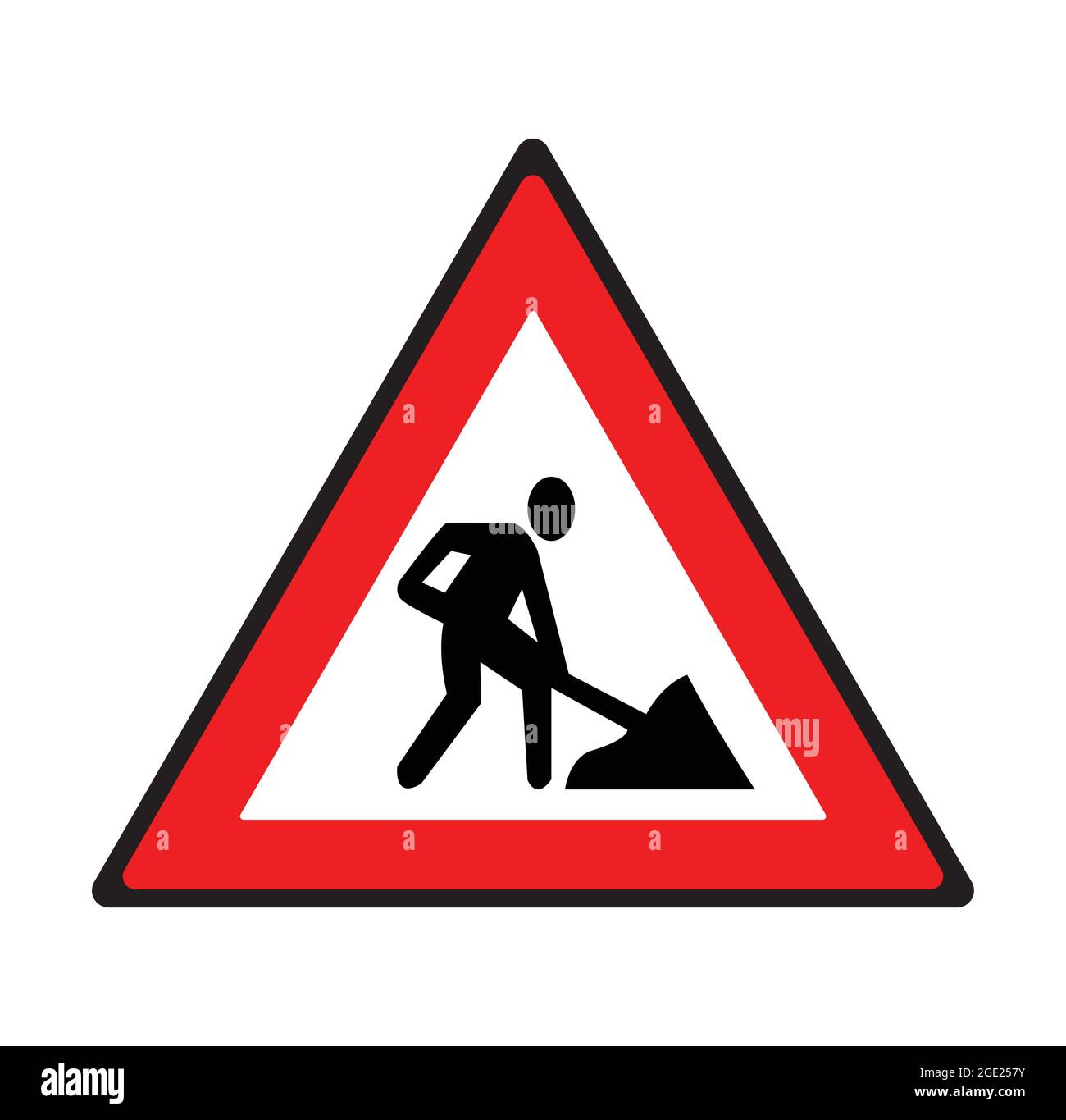 men at work road sign
