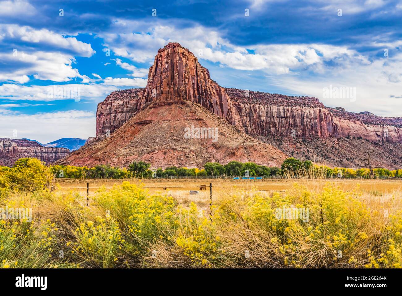 Utah Cliffs colorful red cliff mountains Canyonlands National Park Needles District ...