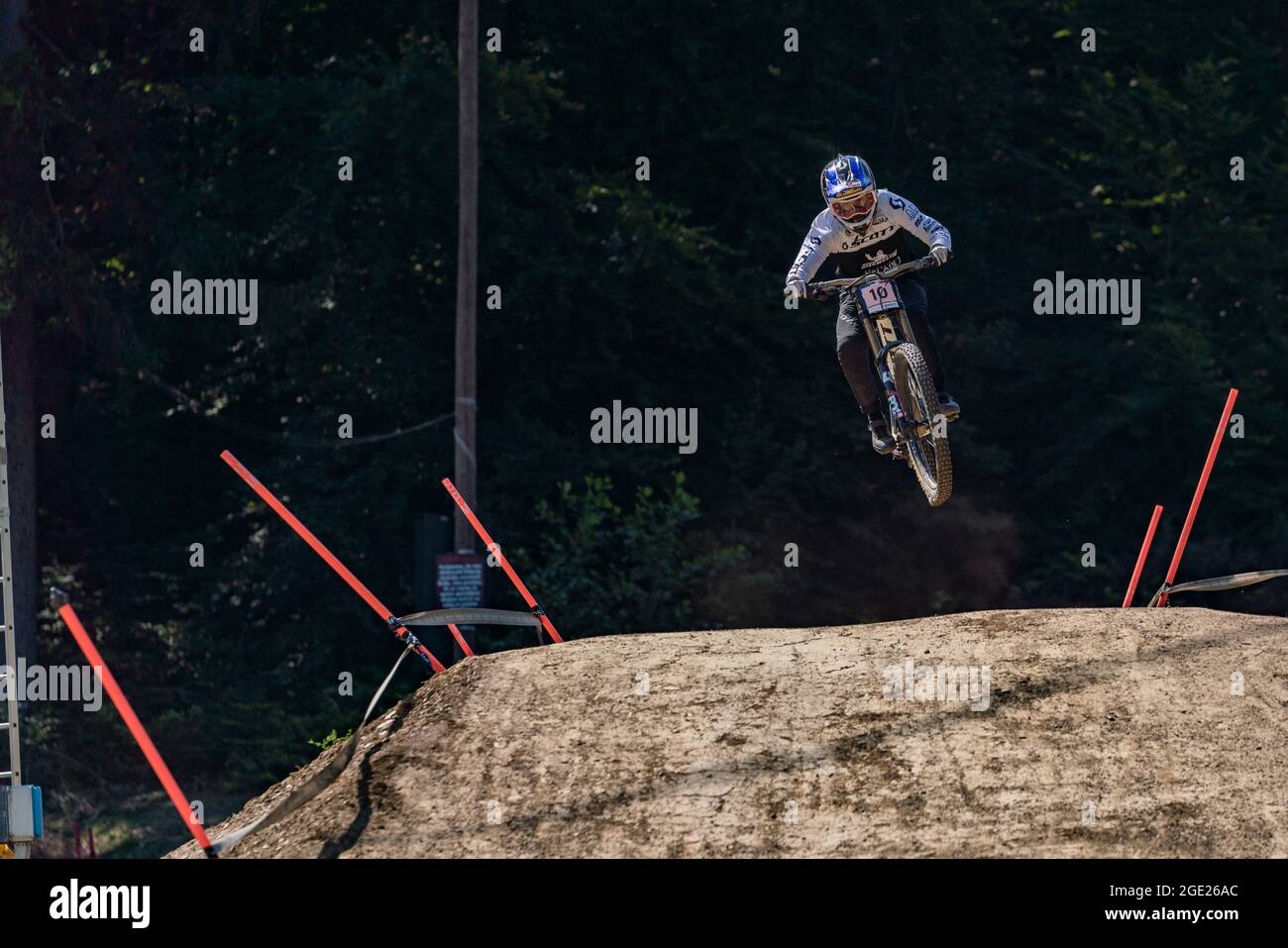 Mathilde BERNARD of France during the 2021 Mountain Bike World Cup on August 15, 2021 in Maribor, Slovenia - Photo Olly Bowman / DPPI Stock Photo